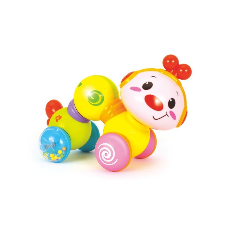 Jucarii, Copii si Bebe - Jucarii si jocuri - Jucarii bebelusi - Jucarii interactive bebelusi - Viermisorul plimbaret cu sunete si lumini - Infinity.ro