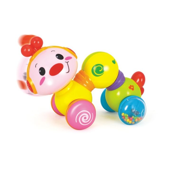 Jucarii, Copii si Bebe - Jucarii si jocuri - Jucarii bebelusi - Jucarii interactive bebelusi - Viermisorul plimbaret cu sunete si lumini - Infinity.ro
