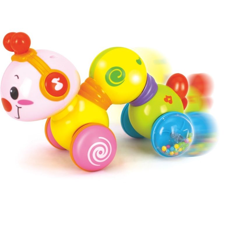 Jucarii, Copii si Bebe - Jucarii si jocuri - Jucarii bebelusi - Jucarii interactive bebelusi - Viermisorul plimbaret cu sunete si lumini - Infinity.ro