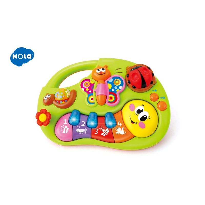 Jucarii, Copii si Bebe - Jucarii si jocuri - Jucarii bebelusi - Jucarii interactive bebelusi - PIANINA ANIMALUTELOR VESELE CU LUMINI SI SUNETE - Infinity.ro