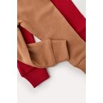 Fashion, accesorii si bijuterii - Copii - Imbracaminte copii - Pantaloni copii - Set 2 pantaloni bebe unisex din bumbac organic si modal - Maro/Rosu, BabyCosy (Marime: 12-18 Luni) - Infinity.ro