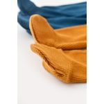 Fashion, accesorii si bijuterii - Copii - Imbracaminte copii - Pantaloni copii - Set 2 pantaloni cu botosei bebe unisex din bumbac organic si modal - Bleumarin/Sofran, BabyCosy (Marime: 3-6 Luni) - Infinity.ro