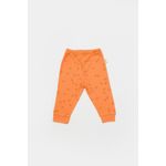 Fashion, accesorii si bijuterii - Copii - Imbracaminte copii - Pantaloni copii - Set 2 pantalonasi Printed, BabyCosy, 50% modal+50% bumbac, Stone/Apricot (Marime: 9-12 luni) - Infinity.ro