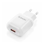 Laptop, Telefoane si Tablete - Telefoane mobile si accesorii - Accesorii Telefoane - Incarcatoare telefoane - Incarcator retea USB 2400mA VIDVIE CE12/WHITE GSM1037 - Infinity.ro