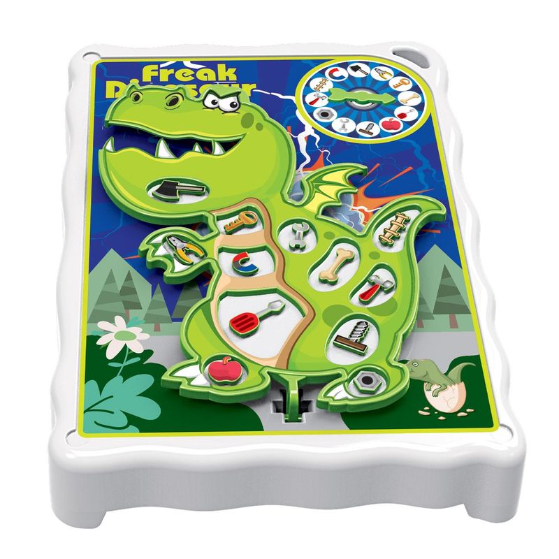 Jucarii, Copii si Bebe - Jucarii si jocuri - Jocuri si puzzle - Jocuri de societate - Joc de societate d-toys freak dinosaur, multicolor, 4+ ani, 2 jucatori, baterii necesare - Infinity.ro