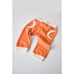 Fashion, accesorii si bijuterii - Copii - Imbracaminte copii - Treninguri si compleuri copii - Set bluzita cu maneca lunga si pantaloni lungi, 100% bumbac organic, BabyCosy, Portocaliu (Marime: 12-18 Luni) - Infinity.ro
