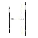 Casa si Gradina - Constructii - Vopsea si tencuieli - Unelte de vopsit si tencuit - Set 3 gletiere profesionale, inox, 25, 40, 60 cm, suport, maner telescopic 1.2-2.2 m, rola gletuit, Ergolite - Infinity.ro