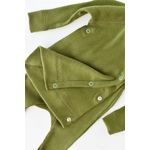 Fashion, accesorii si bijuterii - Copii - Imbracaminte copii - Treninguri si compleuri copii - Set 4 piese: bluza, pantaloni, caciulita si manusi din bumbac organic si modal - Verde, BabyCosy (Marime: 6-9 luni) - Infinity.ro