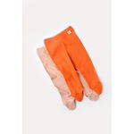 Fashion, accesorii si bijuterii - Copii - Imbracaminte copii - Pantaloni copii - Set 2 pantaloni cu botosei bebe unisex din bumbac organic si modal - Rodie/Piersica, BabyCosy (Marime: 6-9 luni) - Infinity.ro