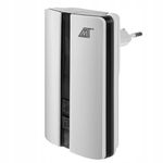 Casa si Gradina - Electrice - Accesorii electrice - Sonerii electrice - Sonerie wireless, 150 m, 51 tonuri, alimentare retea, alb, IP44, 10x6.5x6 cm, Malatec - Infinity.ro