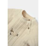 Fashion, accesorii si bijuterii - Copii - Imbracaminte copii - Treninguri si compleuri copii - Set bluza dublata si pantaloni, Winter muselin, 100% bumbac - Stone, BabyCosy (Marime: 9-12 luni) - Infinity.ro