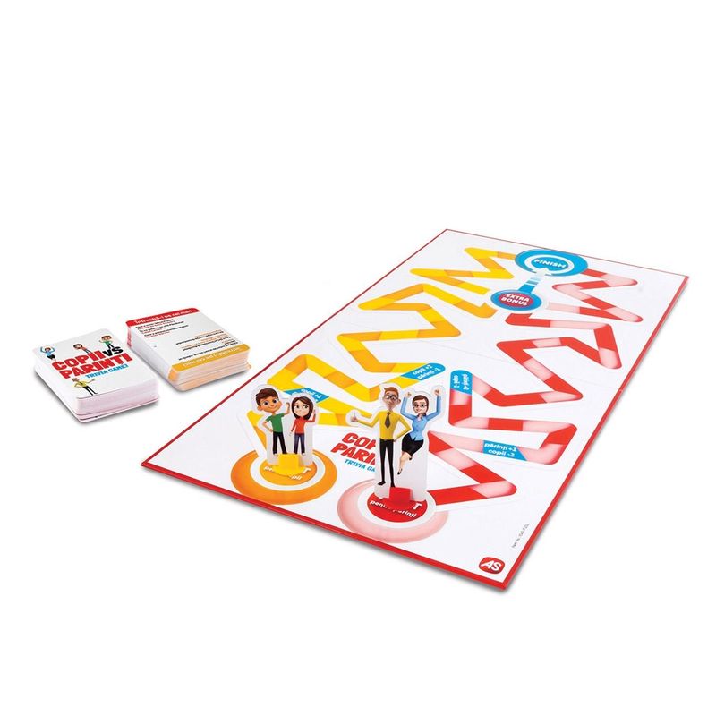 Jucarii, Copii si Bebe - Jucarii si jocuri - Jocuri si puzzle - Jocuri de societate - Joc de societate as, copii vs parinti, trivia, multicolor, varsta 9+ ani - Infinity.ro