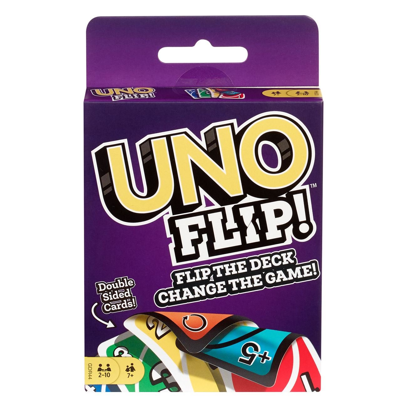 Joc de societate mattel, uno flip, set 112 carti, multicolor, varsta 5+ ani