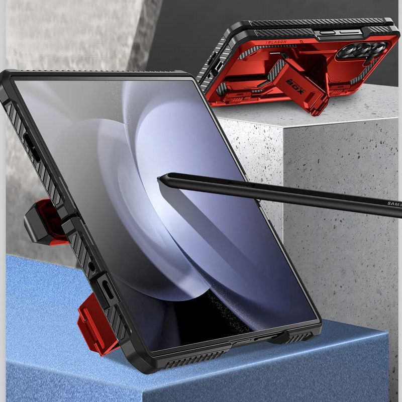 Laptop, Telefoane si Tablete - Telefoane mobile si accesorii - Accesorii Telefoane - Huse telefoane - Husa pentru Samsung Galaxy Z Fold6 + Folie, I-Blason Armorbox, Ruddy - Infinity.ro