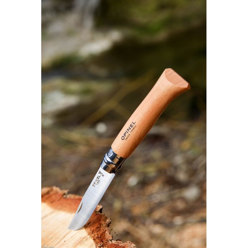 Sport si Outdoor - Camping - Cutite, bricege si accesorii - Cutite si bricege - Cutit de buzunar N°08, inox, 8,5cm, "Tradition Inox" - Opinel - Infinity.ro