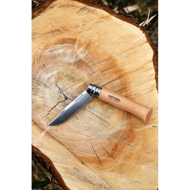Sport si Outdoor - Camping - Cutite, bricege si accesorii - Cutite si bricege - Cutit de buzunar N°08, inox, 8,5cm, "Tradition Inox" - Opinel - Infinity.ro