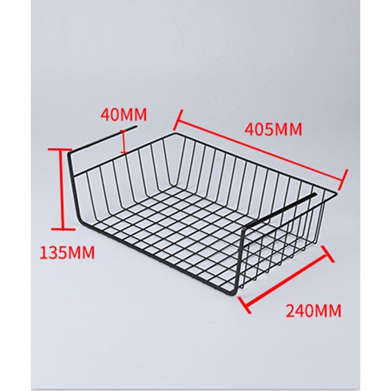 Casa si Gradina - Bucatarie si vesela - Organizare si depozitare bucatarie - Scurgator vase - Cos suspendat sub raft, otel carbon, 30x24,5x10cm - Zokura - Infinity.ro