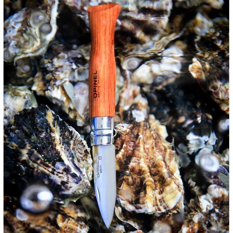 Sport si Outdoor - Camping - Cutite, bricege si accesorii - Cutite si bricege - Cutit pentru stridii N°09, inox, 6,5cm, "Nomad Cooking", Padouk - Opinel - Infinity.ro