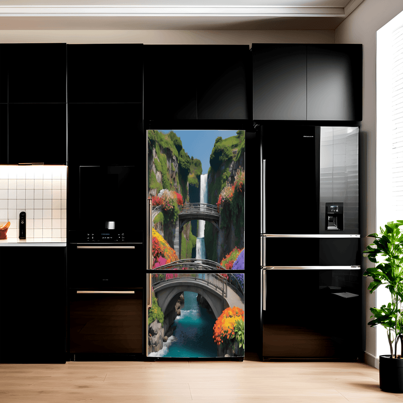 Casa si Gradina - Decoratiuni - Stickere decorative - Folie imprimata color pentru decor Frigider, dimensiune 200 x 90cm, model: AVX-FR26 - Infinity.ro