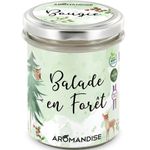 Casa si Gradina - Decoratiuni - Aromaterapie si lumanari - Lumanari si candele - Lumanare parfumata naturala Plimbare in Padure, vegana, 150g Aromandise - Infinity.ro