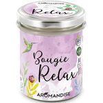 Casa si Gradina - Decoratiuni - Aromaterapie si lumanari - Lumanari si candele - Lumanare parfumata naturala Relax, vegana, 150g Aromandise - Infinity.ro