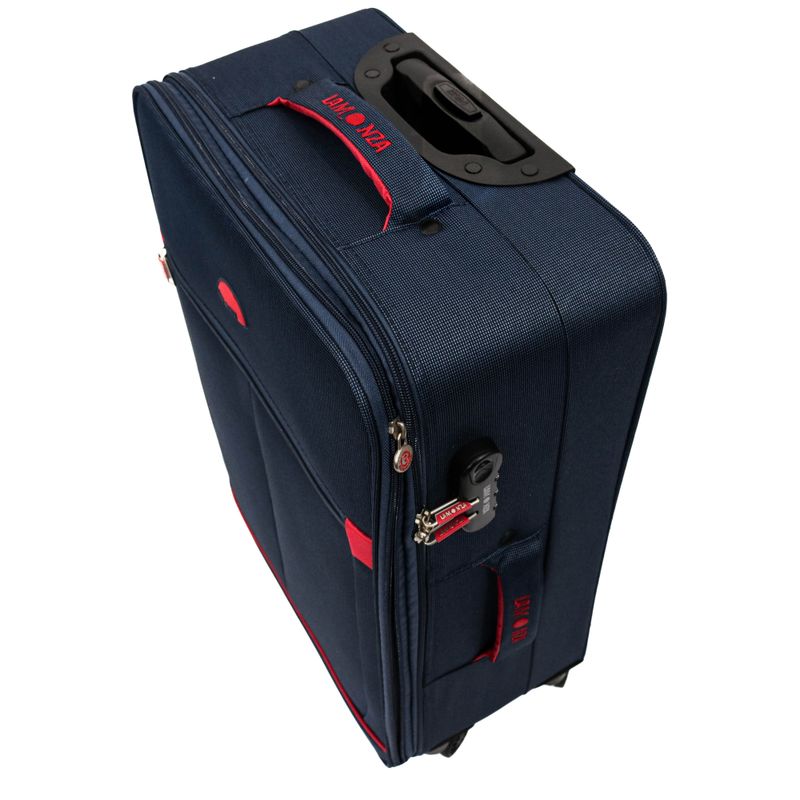 Sport si Outdoor - Articole de voiaj - Trolere - Troler Dortmund, Lamonza, 80x46x28 cm, 3.4 kg, expandabil 30%, albastru - Infinity.ro