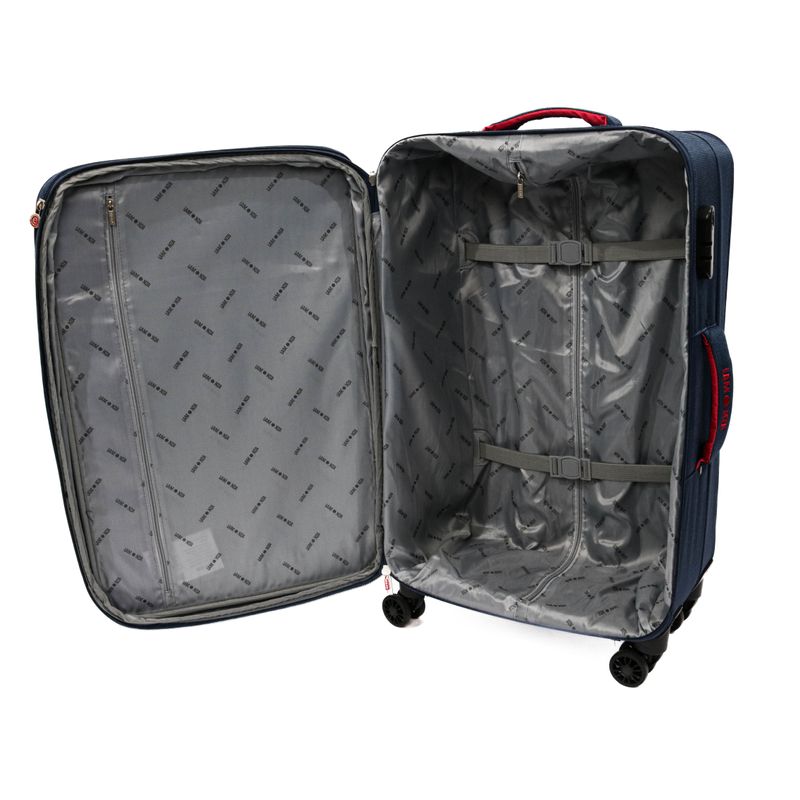 Sport si Outdoor - Articole de voiaj - Trolere - Troler Dortmund, Lamonza, 70x41x25 cm, 2.9 kg, extensibil 30%, albastru - Infinity.ro