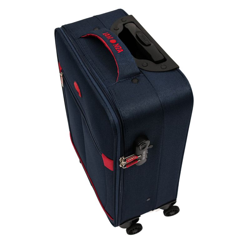 Sport si Outdoor - Articole de voiaj - Trolere - Troler Dortmund, Lamonza, 70x41x25 cm, 2.9 kg, extensibil 30%, albastru - Infinity.ro