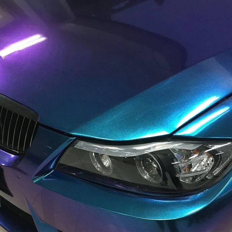 Auto si Moto - Piese auto si accesorii - Piese auto - Tuning - Folie auto Cameleon Albastru/Violet pentru colantare integrala, Termoplastica, cu tehnologie "BUBBLE FREE", finisaj Lucios, dime - Infinity.ro