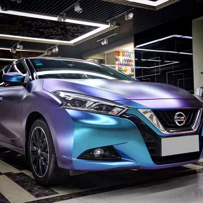 Auto si Moto - Piese auto si accesorii - Piese auto - Tuning - Folie auto Cameleon Albastru/Violet pentru colantare integrala, Termoplastica, cu tehnologie "BUBBLE FREE", finisaj Lucios, dime - Infinity.ro