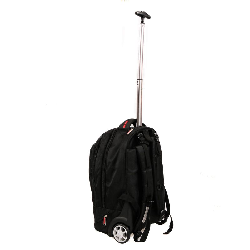 Sport si Outdoor - Articole de voiaj - Rucsacuri - Rucsac cu troler Smiley, Lamonza, 46x34x18 cm, negru - Infinity.ro