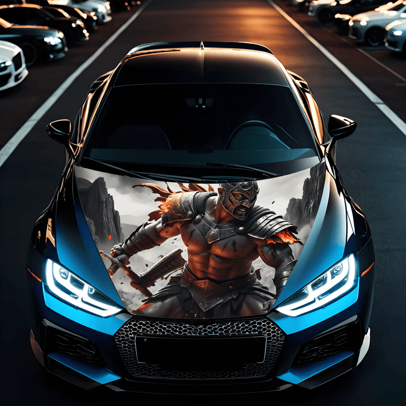 Auto si Moto - Piese auto si accesorii - Piese auto - Tuning - Folie Capota Auto "Hood Art" rezistenta la exterior, marime S (150 x 110cm) - Cod: AVX-CAPOTA-008S - Infinity.ro