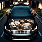 Auto si Moto - Piese auto si accesorii - Piese auto - Tuning - Folie Capota Auto "Hood Art" rezistenta la exterior, marime S (150 x 110cm) - Cod: AVX-CAPOTA-006S - Infinity.ro