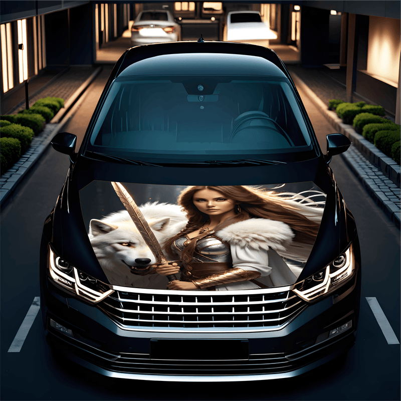 Auto si Moto - Piese auto si accesorii - Piese auto - Tuning - Folie Capota Auto "Hood Art" rezistenta la exterior, marime S (150 x 110cm) - Cod: AVX-CAPOTA-006S - Infinity.ro