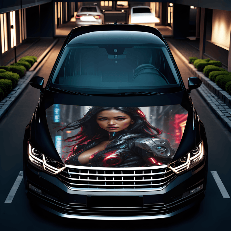 Auto si Moto - Piese auto si accesorii - Piese auto - Tuning - Folie Capota Auto "Hood Art" rezistenta la exterior, marime S (150 x 110cm) - Cod: AVX-CAPOTA-001S - Infinity.ro