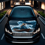 Auto si Moto - Piese auto si accesorii - Piese auto - Tuning - Folie Capota Auto "Hood Art" rezistenta la exterior, marime S (150 x 110cm) - Cod: AVX-CAPOTA-013S - Infinity.ro