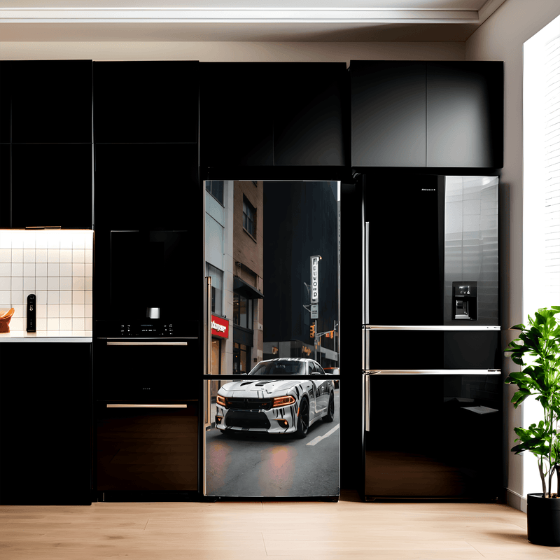 Casa si Gradina - Decoratiuni - Stickere decorative - Folie imprimata color pentru decor Frigider, dimensiune 200 x 90cm, model: AVX-FR04 - Infinity.ro