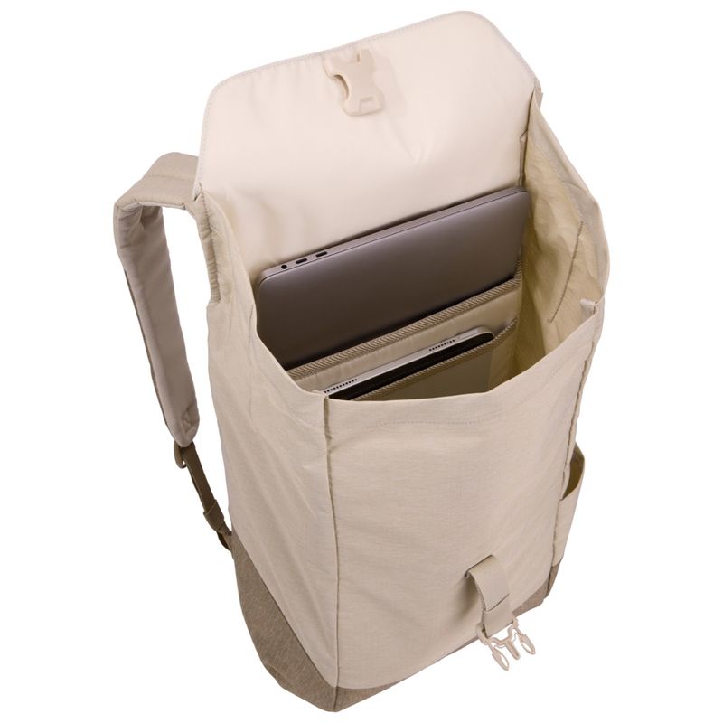 Laptop, Telefoane si Tablete - Laptopuri si accesorii - Accesorii Laptop - Genti laptop - Rucsac urban cu compartiment laptop, Thule, Lithos, 16L, Bej - Infinity.ro