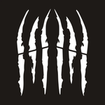 Auto si Moto - Piese auto si accesorii - Piese auto - Tuning - Set 2 stickere autoadezive Tuning, model "Monster Scratches", dimensiune 37 x 9 cm, culoare Alba - Infinity.ro