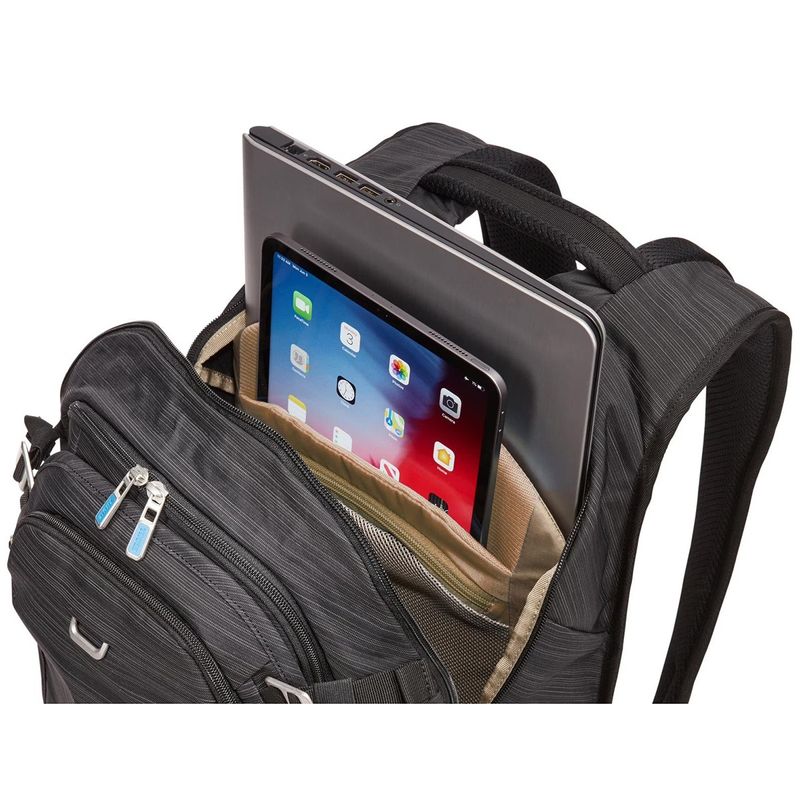Laptop, Telefoane si Tablete - Laptopuri si accesorii - Accesorii Laptop - Genti laptop - Rucsac urban cu compartiment laptop, Thule, Construct, 24L, Negru - Infinity.ro