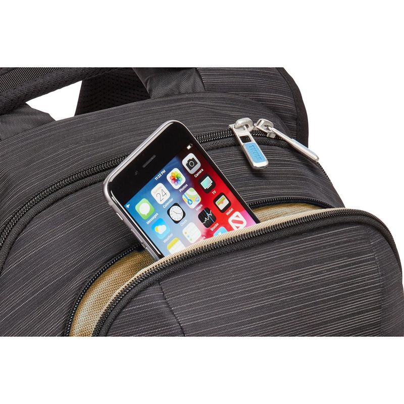 Laptop, Telefoane si Tablete - Laptopuri si accesorii - Accesorii Laptop - Genti laptop - Rucsac urban cu compartiment laptop, Thule, Construct, 24L, Negru - Infinity.ro