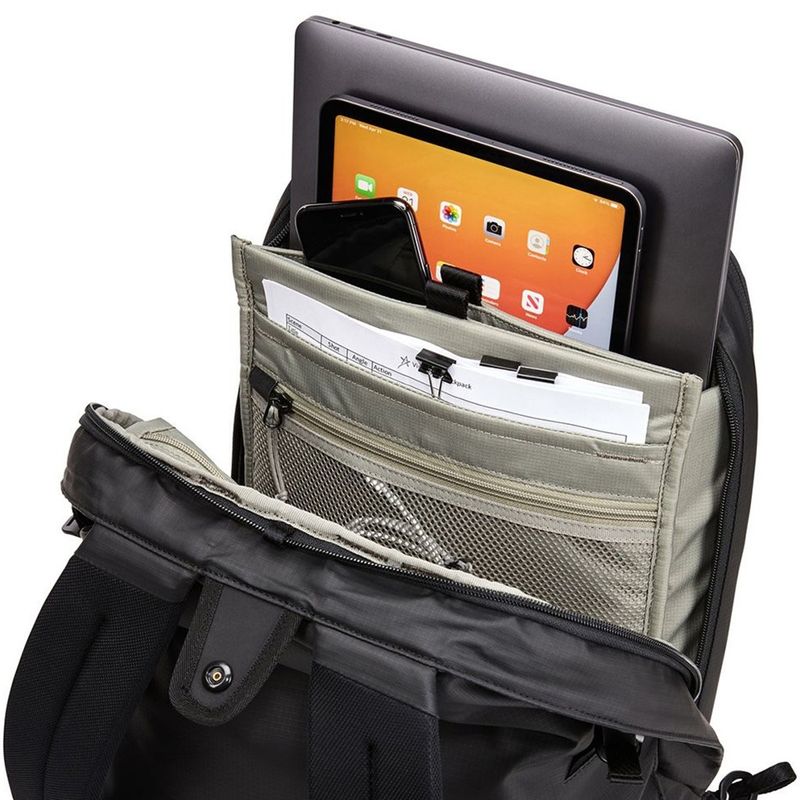 Laptop, Telefoane si Tablete - Laptopuri si accesorii - Accesorii Laptop - Genti laptop - Rucsac urban cu compartiment laptop, Thule, Tact, 21L, Negru - Infinity.ro