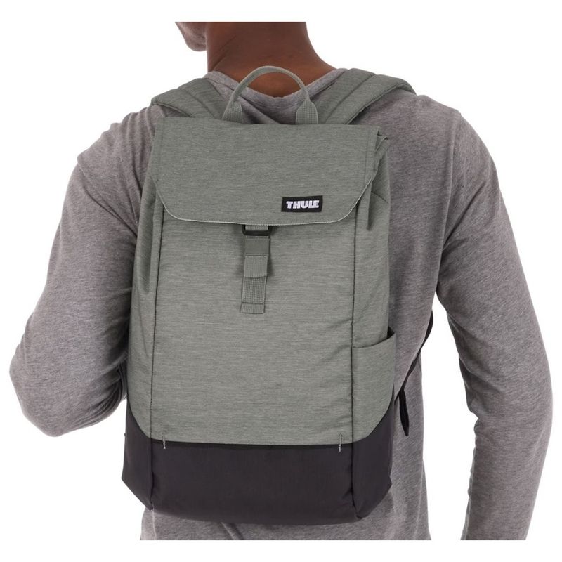 Laptop, Telefoane si Tablete - Laptopuri si accesorii - Accesorii Laptop - Genti laptop - Rucsac urban cu compartiment laptop, Thule, Lithos, 16L, Verde masliniu - Infinity.ro
