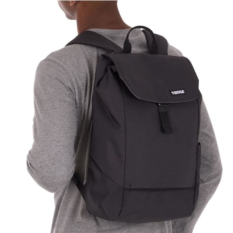 Laptop, Telefoane si Tablete - Laptopuri si accesorii - Accesorii Laptop - Genti laptop - Rucsac urban cu compartiment laptop, Thule, Lithos,16L, Negru - Infinity.ro