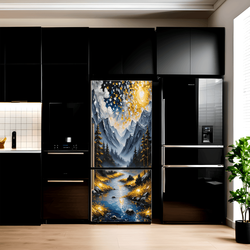 Casa si Gradina - Decoratiuni - Stickere decorative - Folie imprimata color pentru decor Frigider, dimensiune 200 x 90cm, model: AVX-FR18 - Infinity.ro