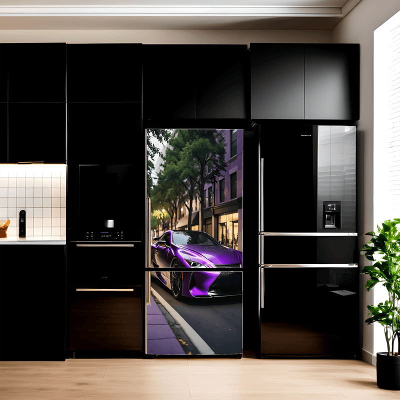 Casa si Gradina - Decoratiuni - Stickere decorative - Folie imprimata color pentru decor Frigider, dimensiune 200 x 90cm, model: AVX-FR07 - Infinity.ro