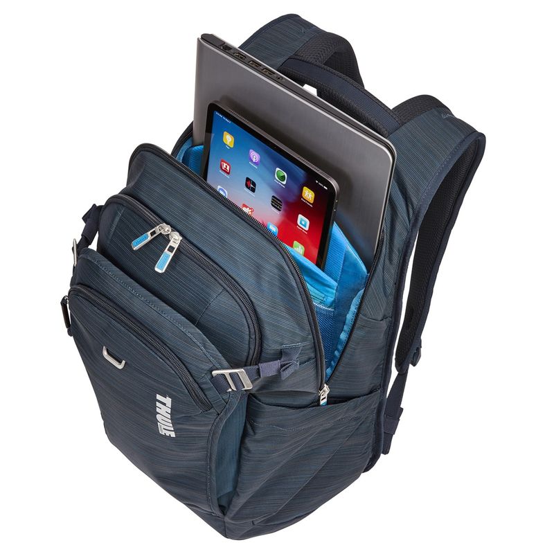 Laptop, Telefoane si Tablete - Laptopuri si accesorii - Accesorii Laptop - Genti laptop - Rucsac urban cu compartiment laptop, Thule, Construct, 24L, Carbon Blue - Infinity.ro