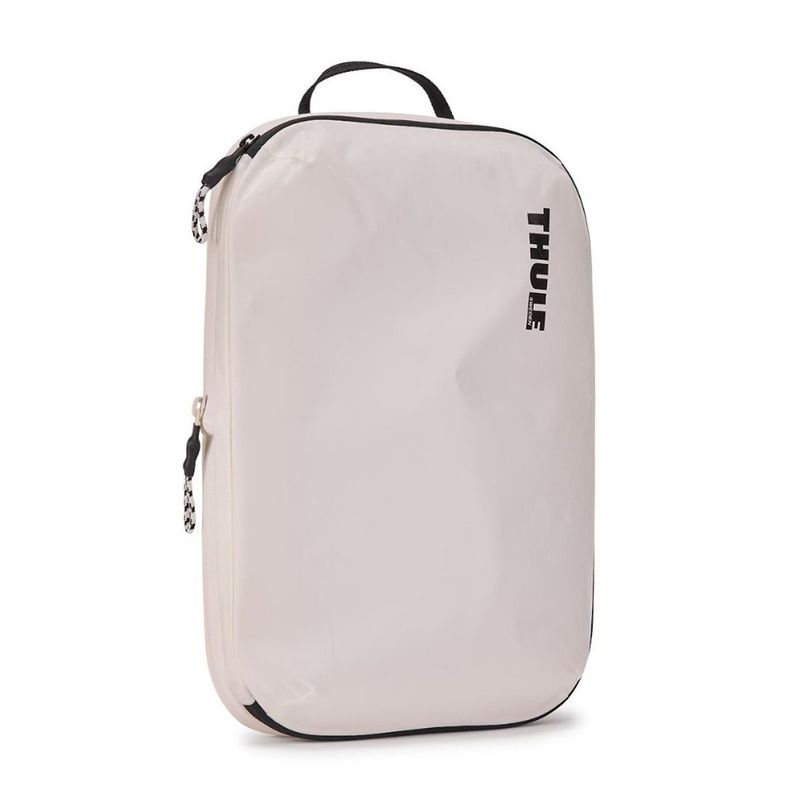 Sport si Outdoor - Articole de voiaj - Genti voiaj - Saculet de depozitare, Thule, Compression Packing Cube mediu, alb - Infinity.ro