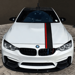 Auto si Moto - Piese auto si accesorii - Piese auto - Tuning - Sticker autoadeziv Tuning, model "Rally Stripe Carbon 3D", dimensiune 140 x 17 cm, culoare Negru/Rosu - Infinity.ro