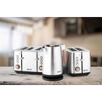 Electronice si Electrocasnice - Electrocasnice bucatarie - Preparare bauturi - Fierbatoare de apa - Fierbator electric ECG RK 1767 Strix Timber, 1.7 litri, 2200 W, otel inoxidabil si elemente din lemn - Infinity.ro